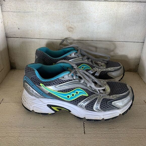 SAUCONY OASIS WOMANS RUNNING SHOE 15096-23 FABRIC MESH SIZE 6.5 - Picture 3 of 9